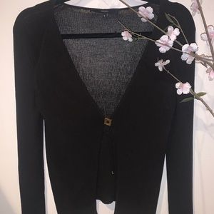 GUCCI black sweater cardigan